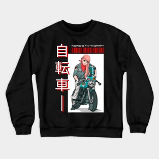 Riding Is My Therapy Crewneck Sweatshirt